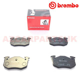 FOR RENAULT CLIO SPORT 172 182 FRONT REAR BREMBO BRAKE DISCS PADS ABS RING KIT