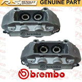 FOR RENAULT MEGANE MK3 SPORT RS250 RS265 RS275 FRONT BREMBO BRAKE CALIPERS GREY