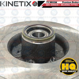 FOR RENAULT CLIO SPORT 197 200 REAR BRAKE DISCS PADS ABS BEARING FITTED 300mm