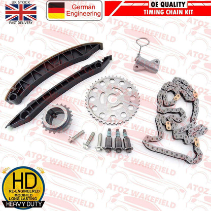 FOR NISSAN RENAULT VAUXHALL OPEL 2.0 dCi CDTi M9R ENGINE TIMING CHAIN KIT SET NE