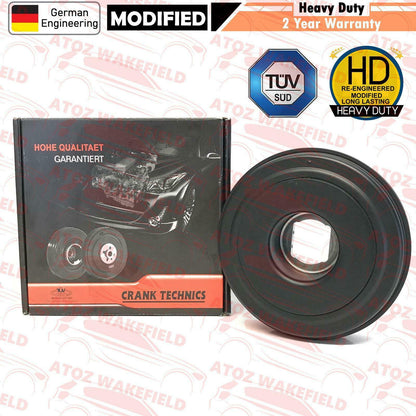 FIT RENAULT MASTER 2.3 DCI VAUXHALL OPEL MOVANO CDTI ENGINE CRANK SHAFT PULLEY
