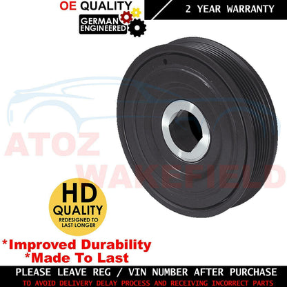 FIT RENAULT MASTER 2.3 DCI VAUXHALL OPEL MOVANO CDTI ENGINE CRANK SHAFT PULLEY