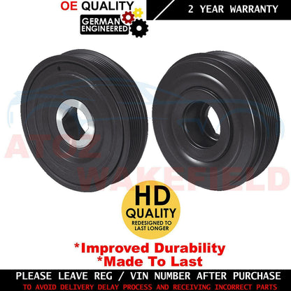FIT RENAULT MASTER 2.3 DCI VAUXHALL OPEL MOVANO CDTI ENGINE CRANK SHAFT PULLEY