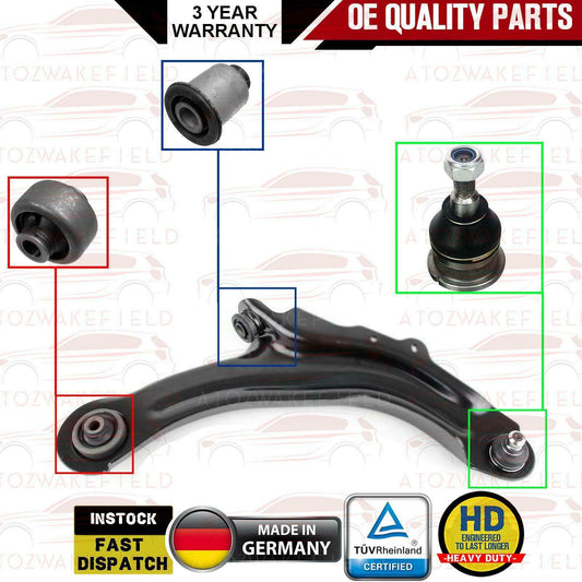 FOR RENAULT MEGANE SPORT RS 225 R26 R26R CUP TROPHY ARM BALL JOINT BUSHES NEW