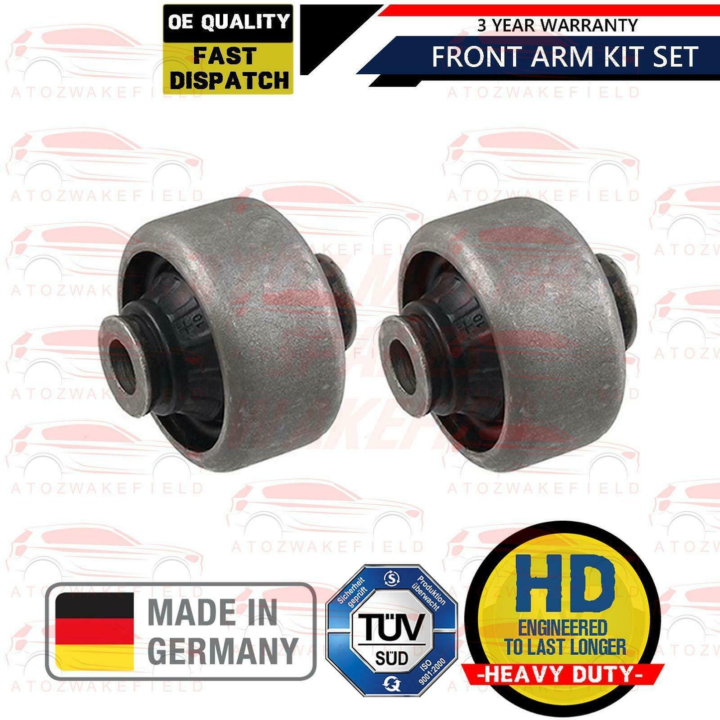 FOR RENAULT MEGANE SPORT RS 225 R26 R26R CUP TROPHY ARM BALL JOINTS BUSHES KIT