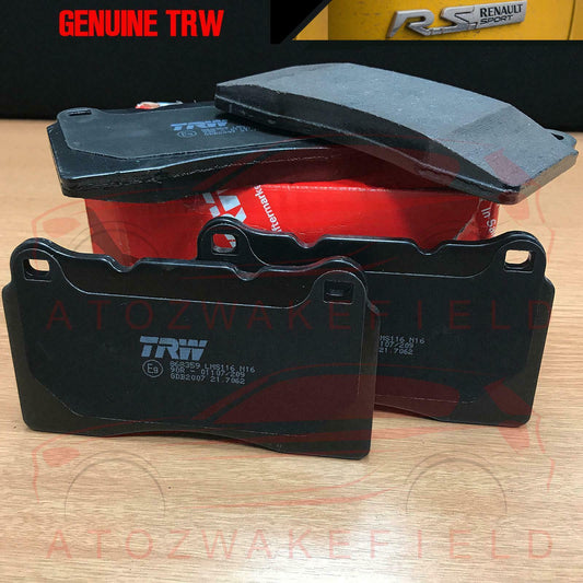 FOR RENAULT SPORT MEGANE III 3 RS 250 265 275 FRONT TRW OE BRAKE PADS SET