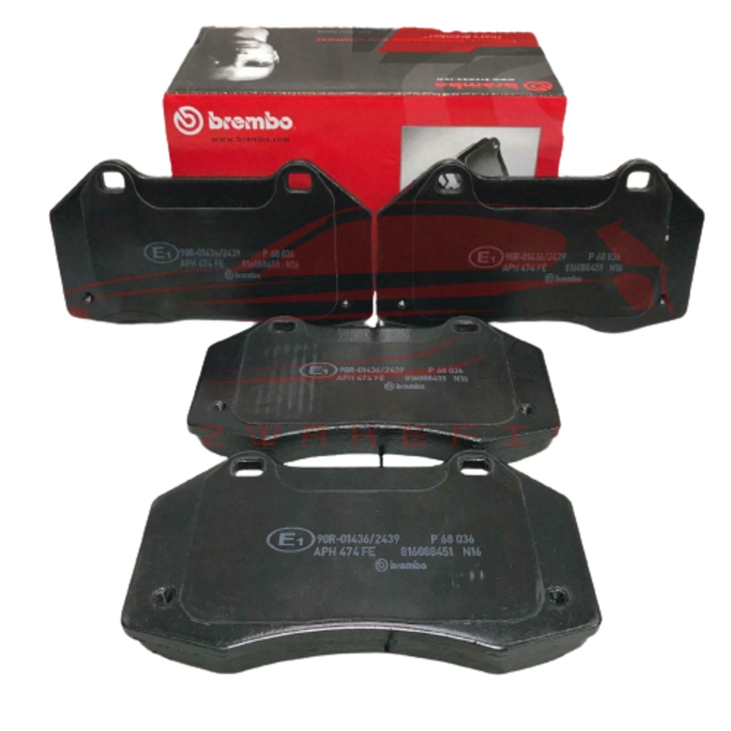 FOR RENAULT CLIO MK3 197 2.0 SPORT MEGANE 225 FRONT GENUINE BREMBO BRAKE PADS