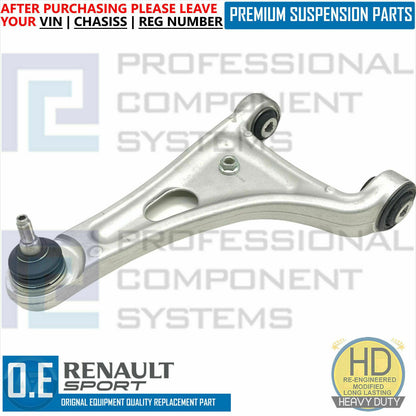 FOR RENAULT TWINGO RS WIND FRONT LOWER RIGHT SUSPENSION WISHBONE CONTROL ARM RH