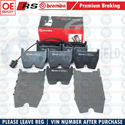 FOR AUDI RS3 8V RSQ3 TTRS RS Q3 TT RS FRONT BREMBO OEM BRAKE PADS SET X8 FR