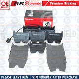 FOR RS3 RSQ3 QUATTRO 2.5 TURBO FRONT GENUINE BREMBO OE QUALITY BRAKE PAD PADS