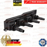 FOR SAAB 9-3 YS3F 1.8i Z18XE IGNITION PENCIL COIL PACK RAIL 9119567 OE GERMANY