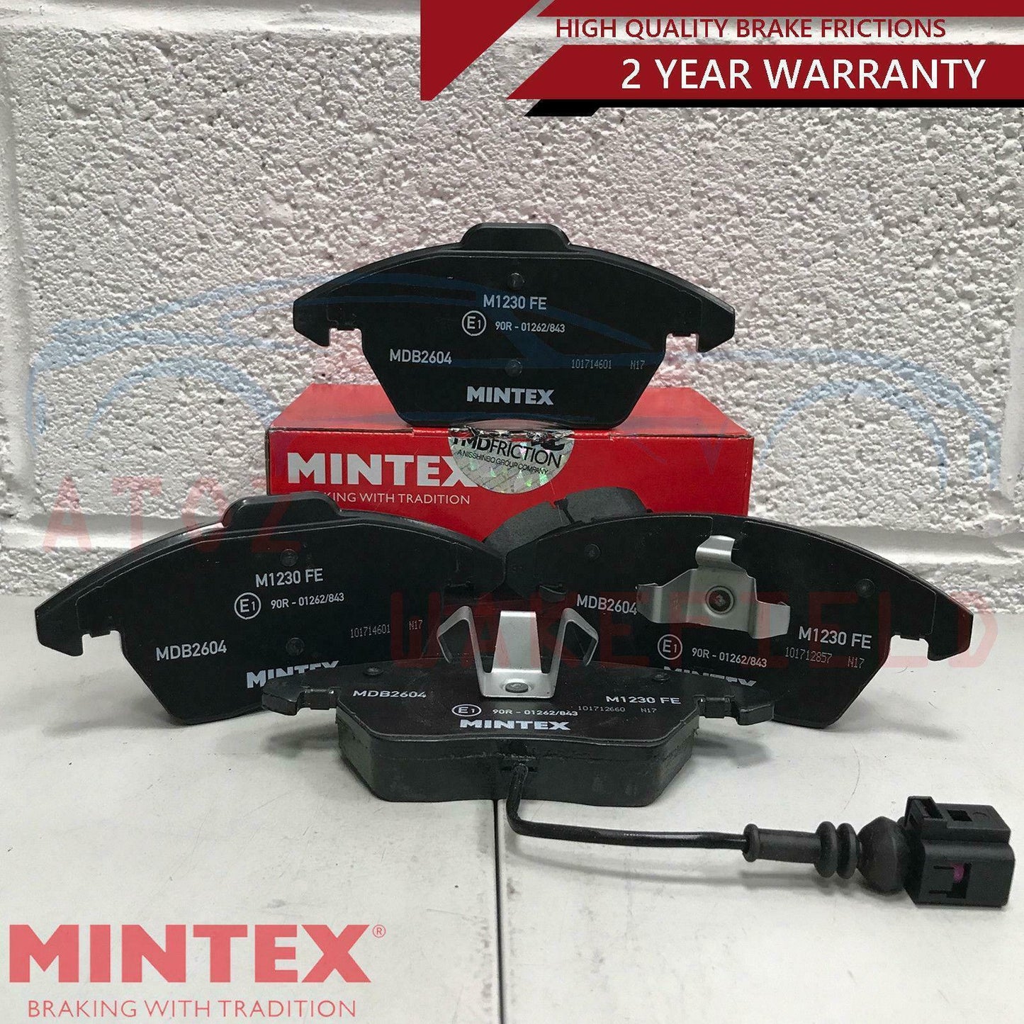 FOR VW GOLF 1.4 1.6 1.9 2.0 GT TDI FSI GTI MK5 2003-2008 FRONT MINTEX BRAKE PADS