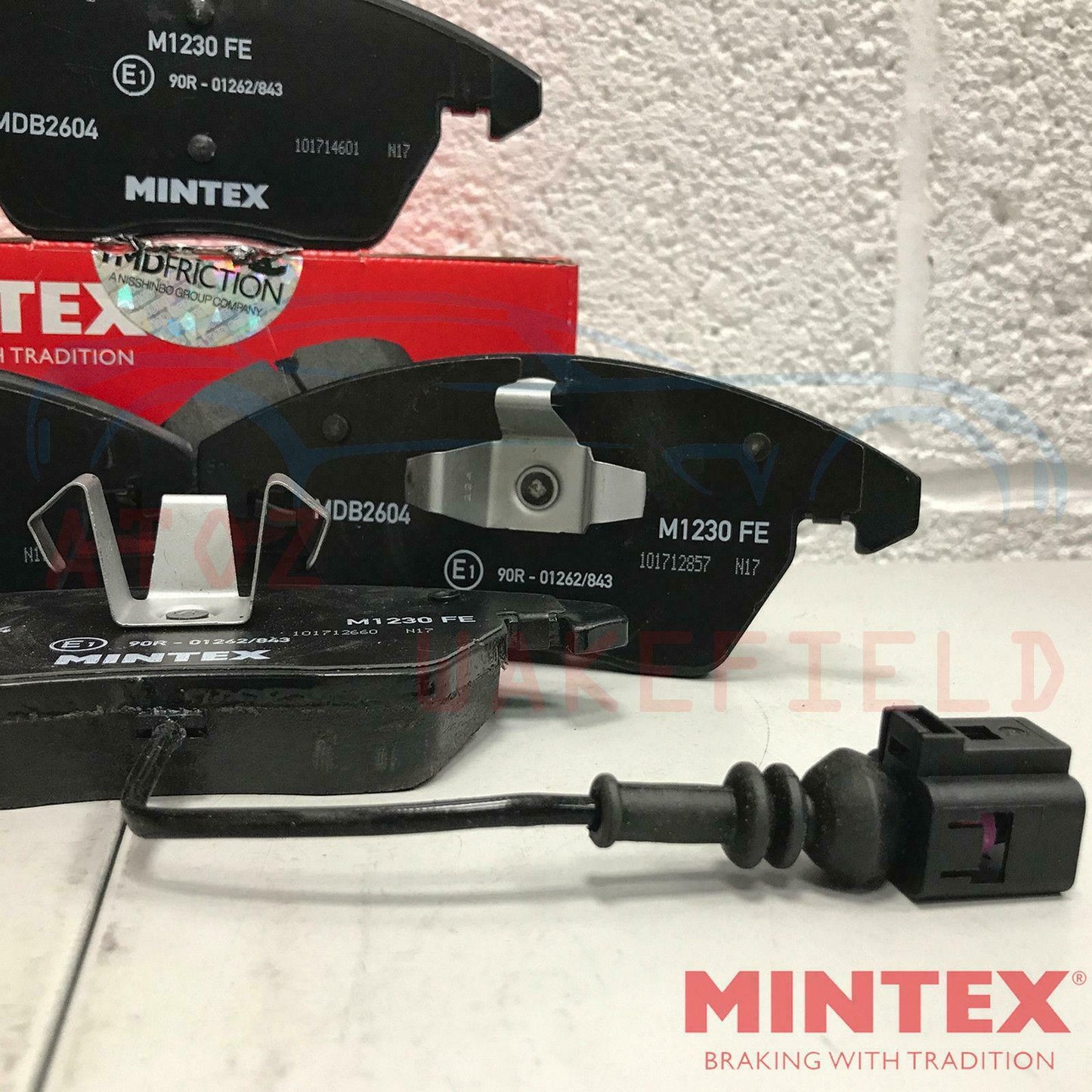 FOR SEAT IBIZA V 2008- FRONT MINTEX PREMIUM BRAKE PAD PADS SET