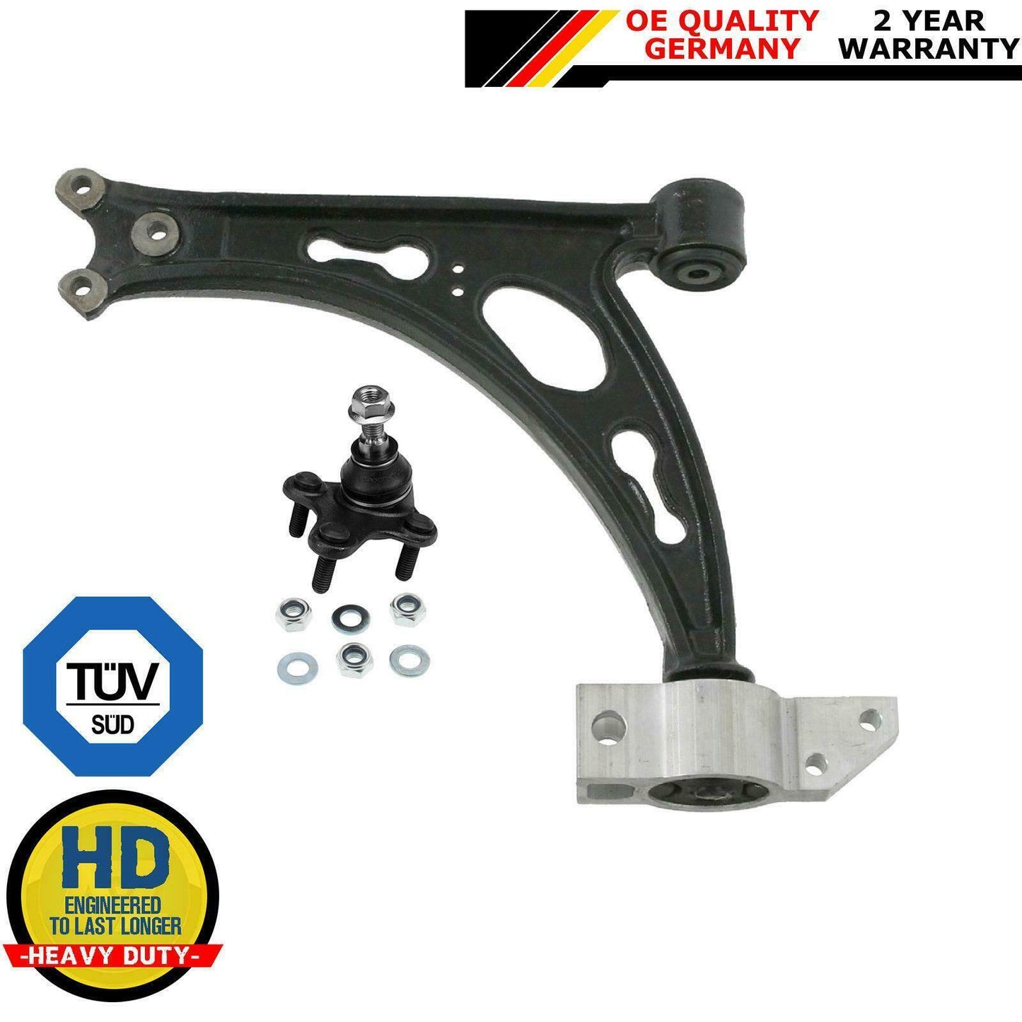 FOR SKODA OCTAVIA FRONT LOWER LEFT SUSPENSION WISHBONE CONTROL ARM BALL JOINT