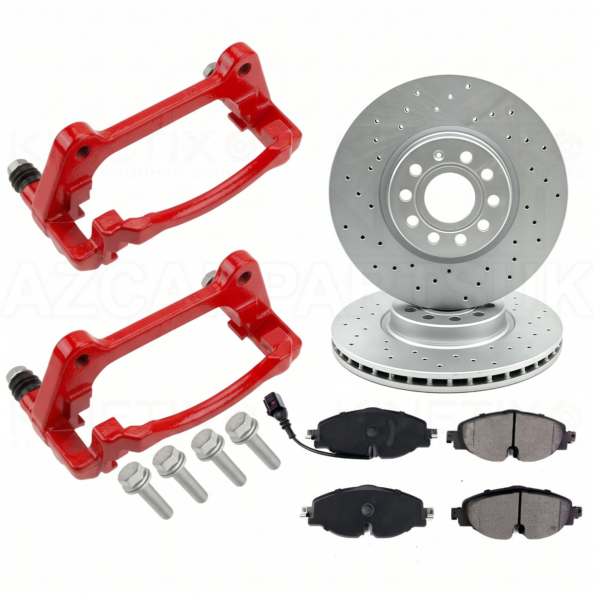 FOR SKODA OCTAVIA (MK3) 288mm to 312mm FRONT BIG BRAKE DISCS UPGRADE CONVERSION