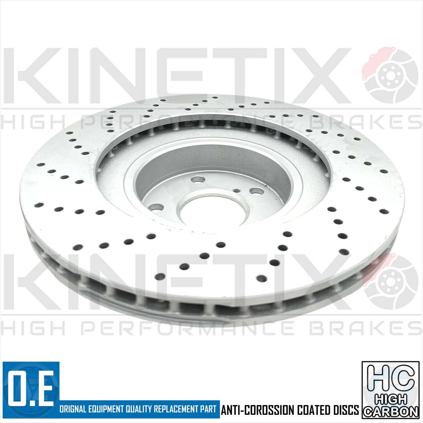 FOR SUBARU IMPREZA 2.0 TURBO 96-00 CROSS DRILLED FRONT BRAKE DISCS PAIR 295mm