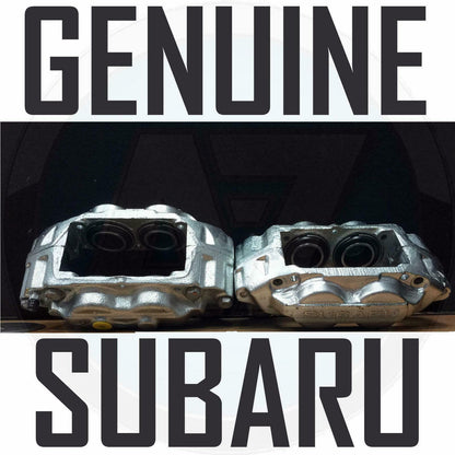 FOR SUBARU IMPREZA 2.0 / 2.5 WRX STI FRONT GENUINE BRAKE CALIPERS 4 POT PAIR OEM