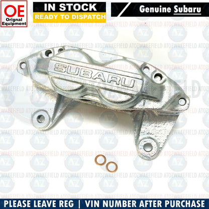 FOR SUBARU IMPREZA 2.0 / 2.5 WRX STI FRONT GENUINE BRAKE CALIPERS 4 POT PAIR OEM