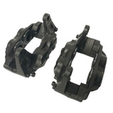 FOR SUBARU WRX STi GENUINE 4 POT FRONT BRAKE CALIPERS PAIR LEFT RIGHT BLACK OEM