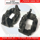 FOR SUBARU WRX STi GENUINE 4 POT FRONT BRAKE CALIPERS PAIR LEFT RIGHT BLACK OEM
