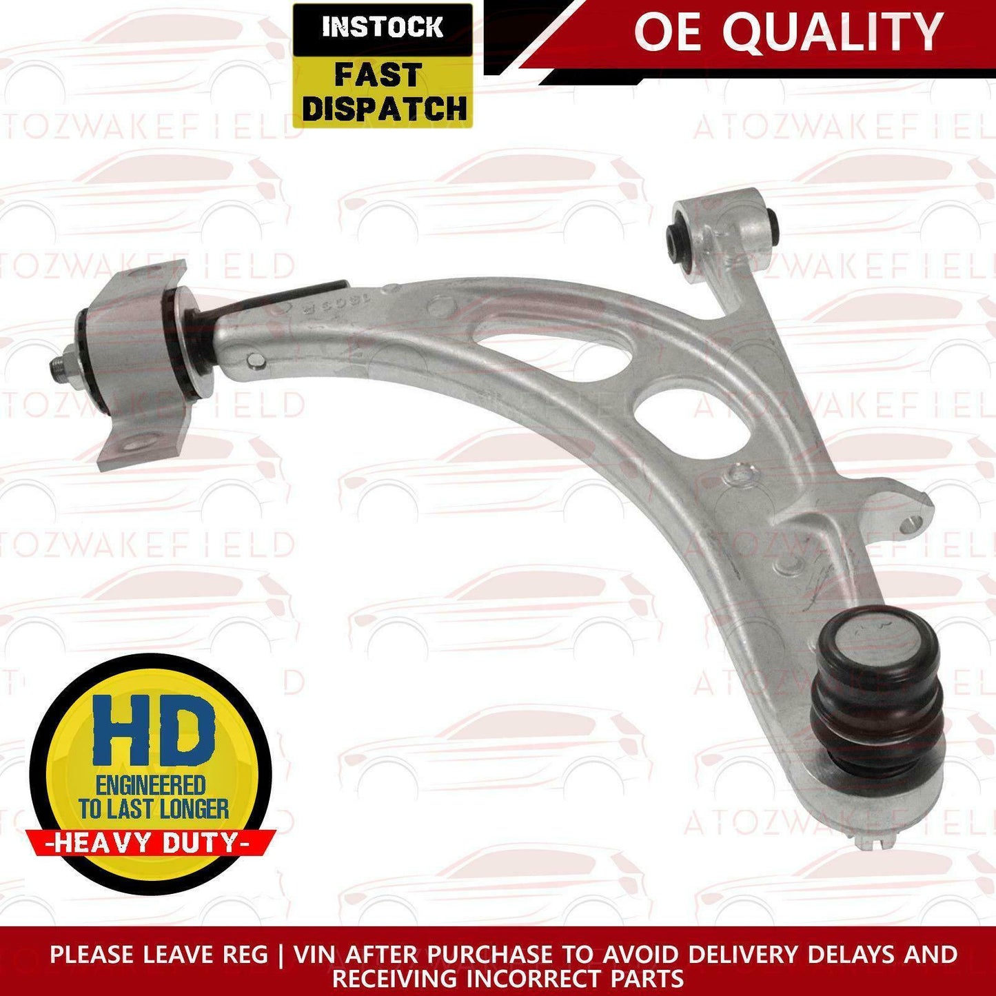 FOR SUBARU IMPREZA WRX RA STI GD LOWER RIGHT SUSPENSION WISHBONE CONTROL ARM