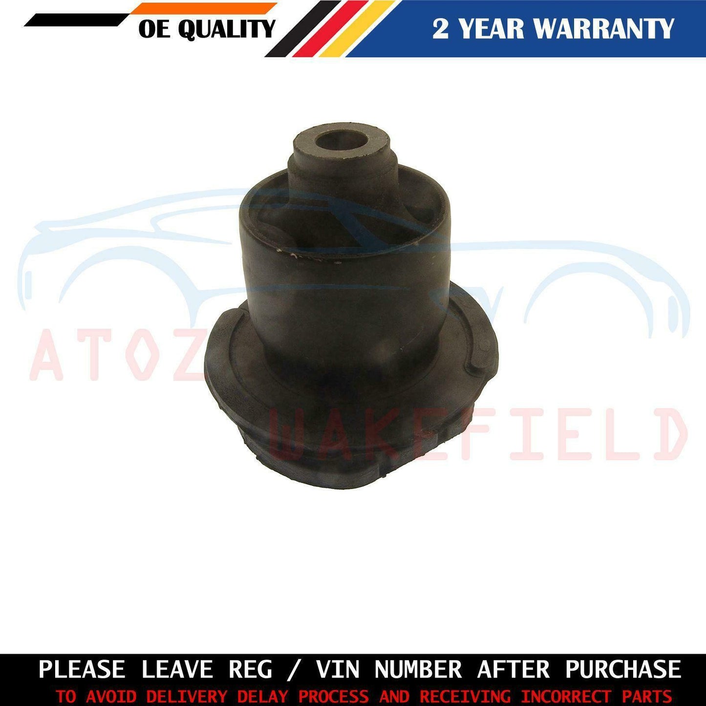 FOR AGILA SWIFT SPLASH REAR LOWER AXLE SUBFRAME SUB FRAME BUSHES X2 PAIR LH RH