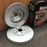 FOR TOYOTA CELICA 2.0i TURBO GT 4 ST205 FRONT REAR DIMPLED GROOVED BRAKE DISCS