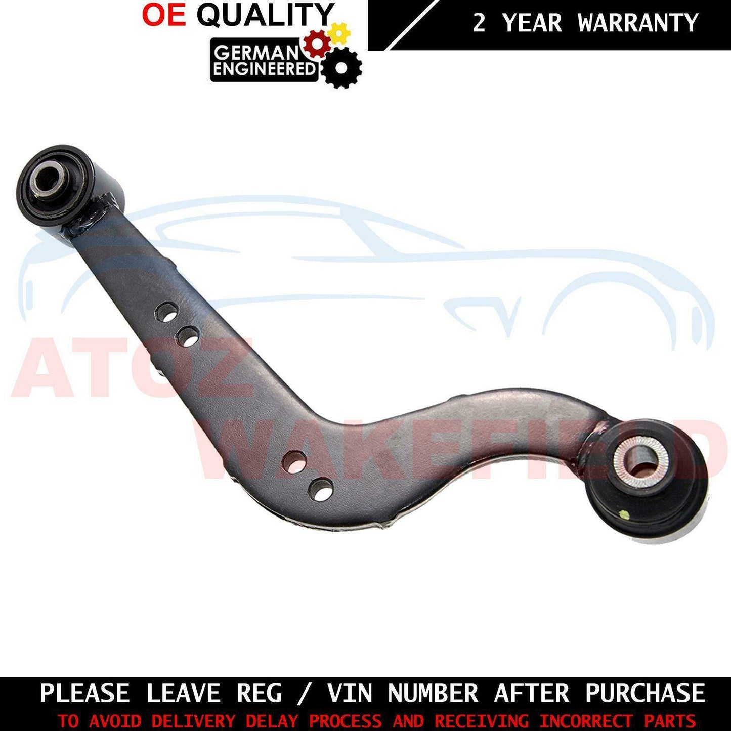 FOR LEXUS NX200 NX300 REAR TOP UPPER SUSPENSION WISHBONES TRACK CONTROL ARMS X2