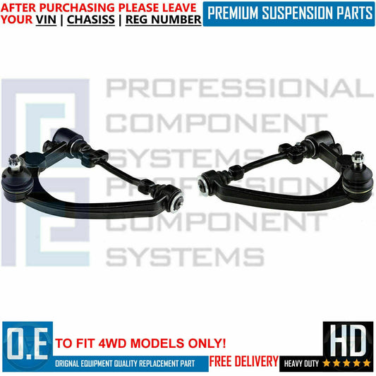 FOR TOYOTA HIACE 4WD FRONT TOP UPPER LEFT RIGHT SUSPENSION WISHBONE CONTROL ARMS