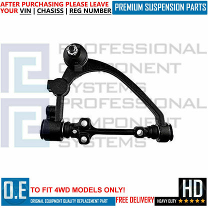 FOR TOYOTA HIACE 4WD FRONT TOP UPPER LEFT RIGHT SUSPENSION WISHBONE CONTROL ARMS