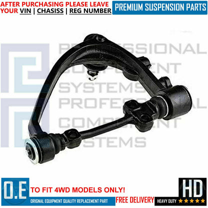 FOR TOYOTA HIACE 4WD FRONT TOP UPPER LEFT RIGHT SUSPENSION WISHBONE CONTROL ARMS