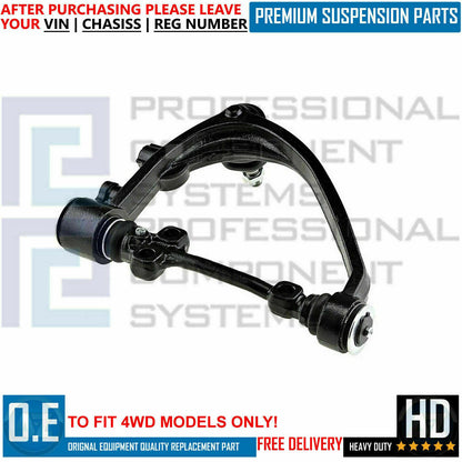 FOR TOYOTA HIACE 4WD FRONT TOP UPPER LEFT RIGHT SUSPENSION WISHBONE CONTROL ARMS