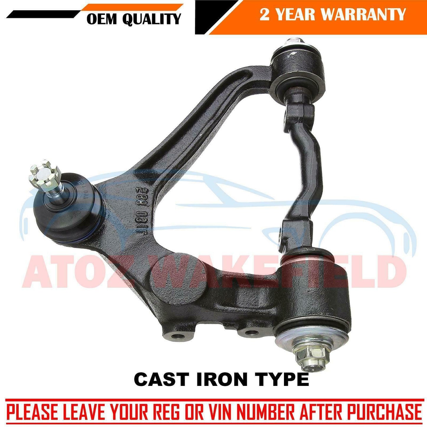 FOR TOYOTA HIACE FRONT UPPER AXLE LEFT SUSPENSION WISHBONE TRACK CONTROL ARM 2WD