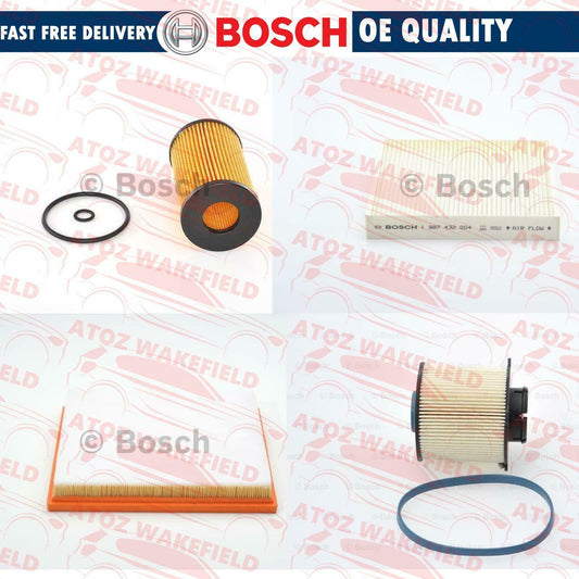 FOR VAUXHALL ASTRA J 1.6 CDTI OIL AIR FUEL CABIN POLLEN FILTER SERVICE KIT