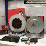FOR VAUXHALL ASTRA J GTC VXR FRONT REAR PERFORMANCE BRAKE DISCS BREMBO PADS SET