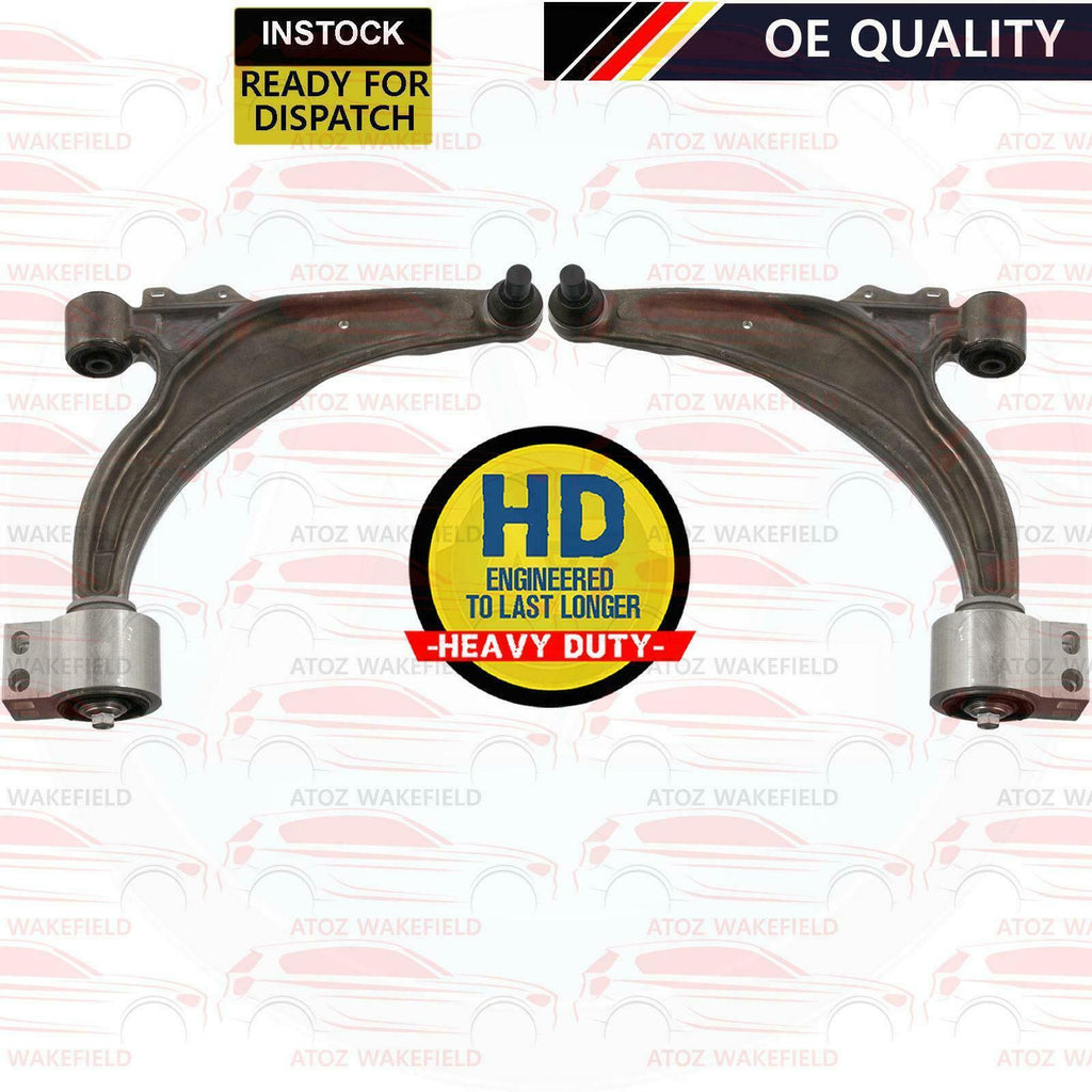 FOR VAUXHALL ASTRA J MK6 2X FRONT LEFT RIGHT LOWER TRACK CONTROL WISHBONE ARMS