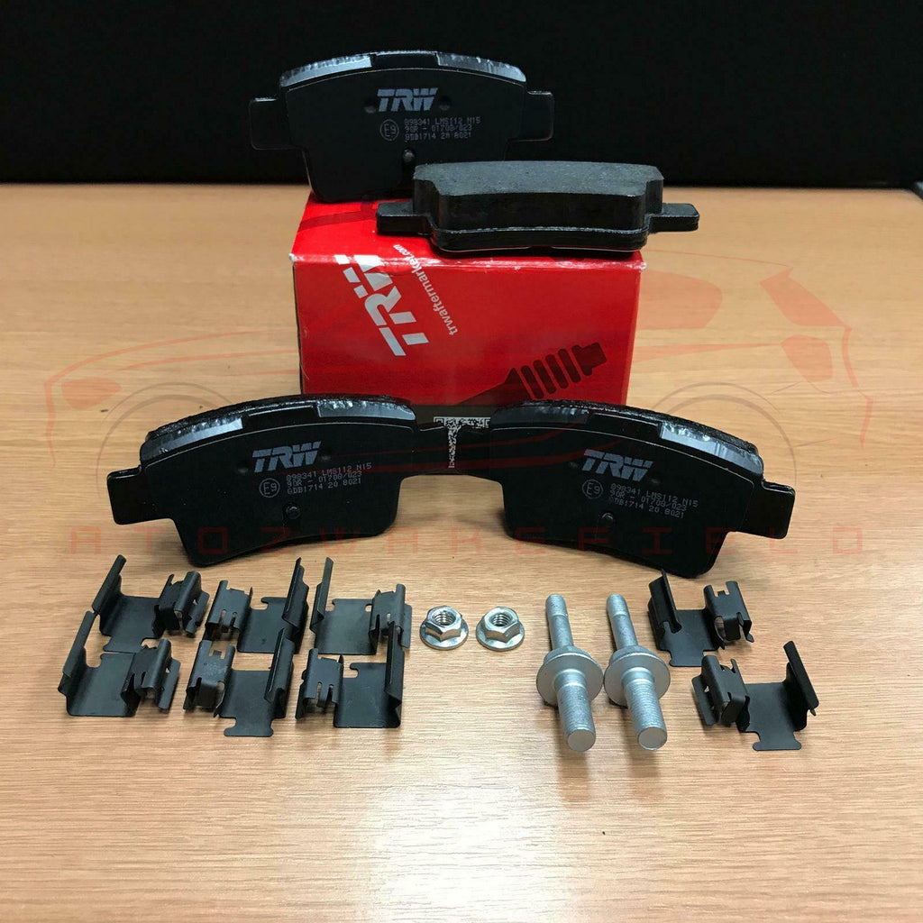 FOR VAUXHALL CORSA 1.6 VXR NURBURGRING REAR TRW BRAKE PADS SET 2011 - 2014 OEQ