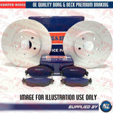 FOR VAUXHALL INSIGNIA 1.4 1.8 2.0 REAR SOLID 292mm BORG & BECK BRAKE DISCS PADS