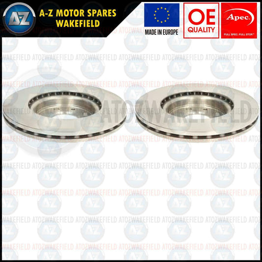 FOR VAUXHALL INSIGNIA 2017- FRONT PREMIUM APEC HIGH CARBON BRAKE DISCS SET 300mm