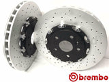 FOR VAUXHALL INSIGNIA VXR FRONT BREMBO 2 PIECE FLOATING BRAKE DISCS MINTEX PADS