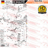 FOR VAUXHALL OPEL INSIGNIA REAR AXLE ANTI ROLL STABILISER DROP LINKS PAIR HD