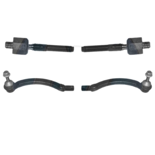 FOR VOLVO S60 V70 S80 FRONT INNER OUTER STEERING ARM TIE TRACK ROD RACK END (ZF)