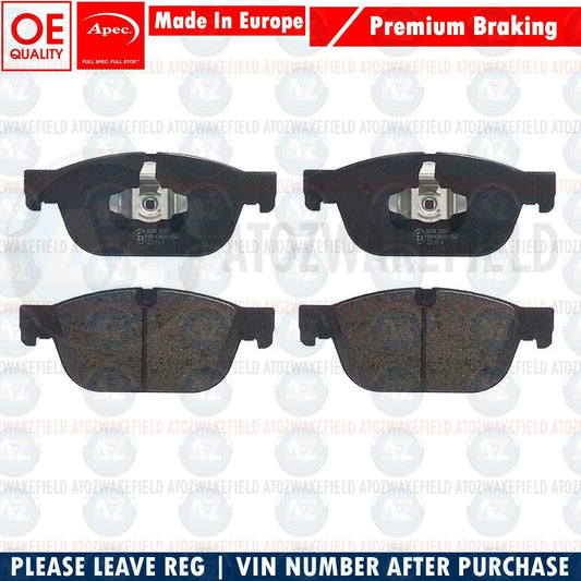 FOR VOLVO S90 V90 XC60 XC90 D4 D5 T4 T5 T6 T8 FRONT PREMIUM APEC BRAKE PADS SET