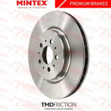 FITS VOLVO V70 R 2.5 T 03-07 HIGH CARBON COATED REAR BRAKE DISCS PAIR 330mm