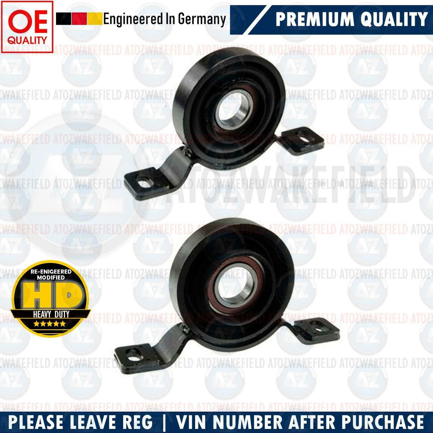 FOR VW AMAROK 2.0 3.0 PROPSHAFT PROPELLER CENTRE SUPPORT MOUNTING BEARING KIT