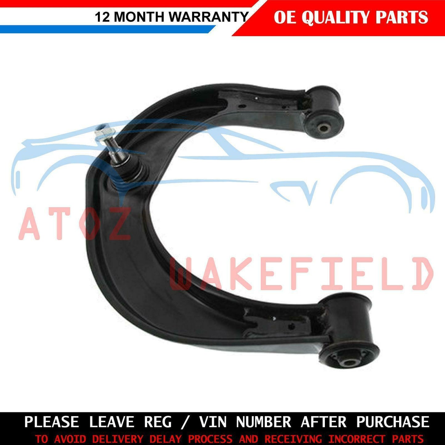 FOR VW AMAROK 2010- FRONT UPPER RIGHT SUSPENSION WISHBONE TRACK CONTROL ARM