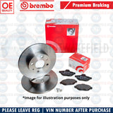 FOR AUDI SEAT SKODA VW REAR BREMBO HIGH CARBON BRAKE DISCS PADS SET 272mm