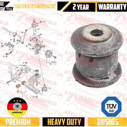 FOR VW SHARAN TOURAN TIGUAN FRONT LOWER SUSPENSION WISHBONE CONTROL ARM BUSHES 2