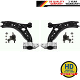 FOR VW GOLF MK5 FRONT LEFT RIGHT SUSPENSION WISHBONE CONTROL ARMS BALL JOINTS