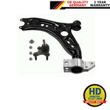 FOR VW GOLF MK5 FRONT LEFT RIGHT SUSPENSION WISHBONE CONTROL ARMS BALL JOINTS
